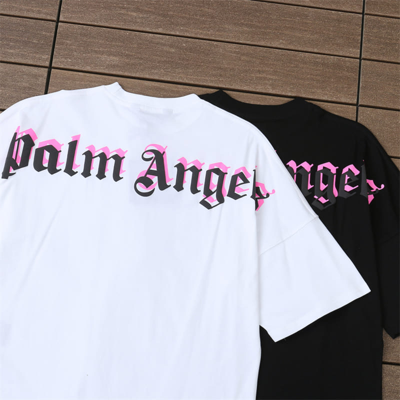 Camiseta Palm Angels Double Logo Oversized - HYPER LIST