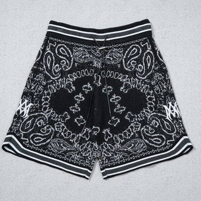 Amiri Bandana Crochet Basketball Shorts