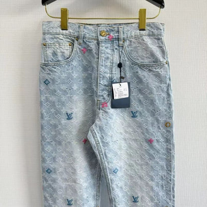Calça Louis Vuitton by Tyler, the Creator Monogram Denim - HYPER LIST