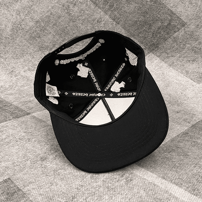 Boné Chrome Hearts Cross Patch Preto - HYPER LIST