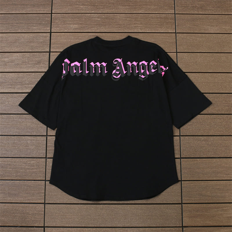 Camiseta Palm Angels Double Logo Oversized - HYPER LIST