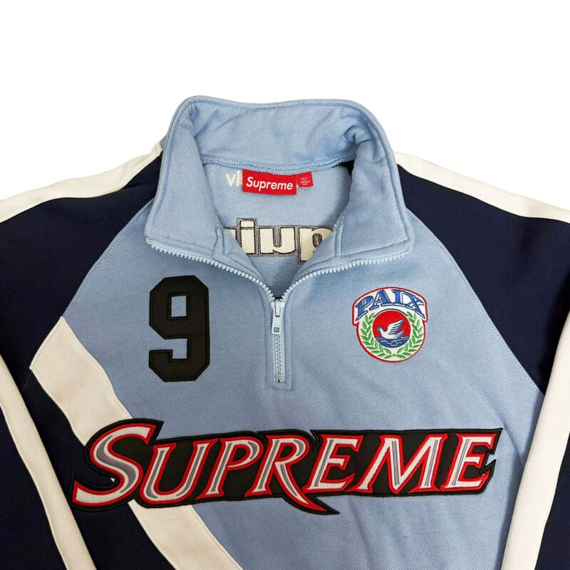 Jaqueta Supreme Equipe Half Zip blue - HYPER LIST