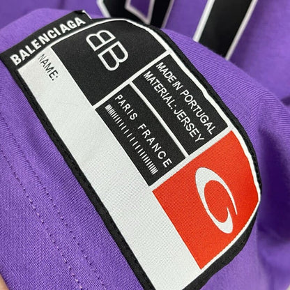 Balenciaga Basketball Series Purple T-Shirt 