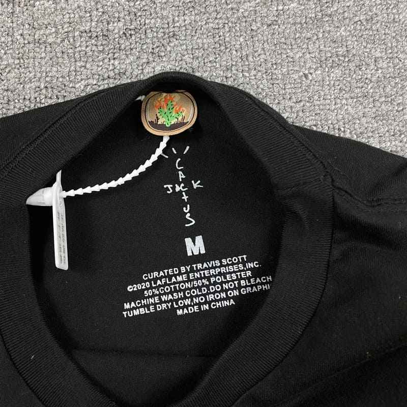 Camiseta Cactus Jack Travis Scott x Playstation Black - HYPER LIST