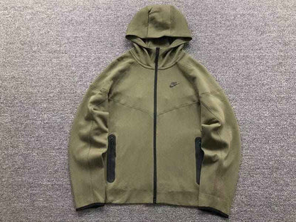 Jaqueta Nike Tech Fleece green 2023 - HYPER LIST