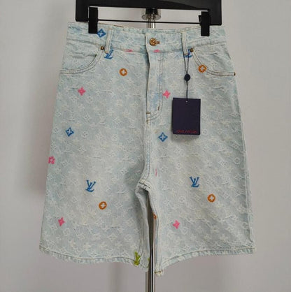 Pronta Entrega - Bermuda Louis Vuitton Jeans By Tyler, The Creator - HYPER LIST
