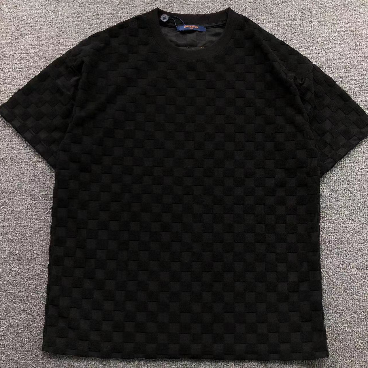Louis Vuitton Black Embroided Short Set - HYPER LIST