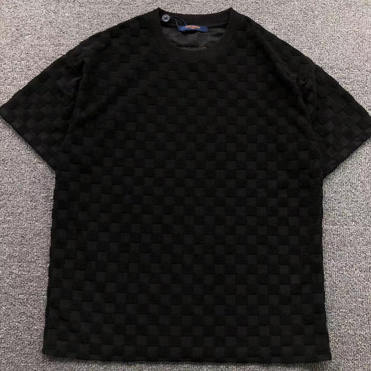 Louis Vuitton Black Embroided Short Set