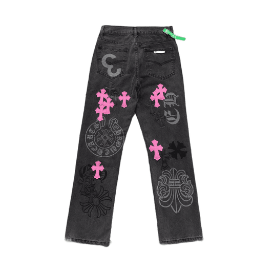 Calça Jeans Chrome Hearts Box Purple - HYPER LIST