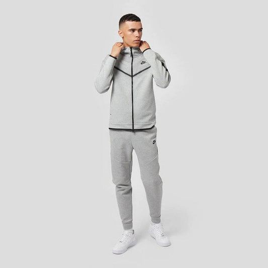 Conjunto Nike Tech Fleece Cinza - HYPER LIST