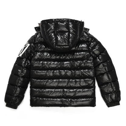 Jacket Puffer Moncler Black with Hood MCL009