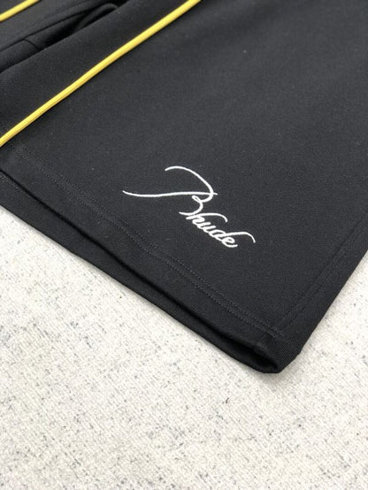 Shorts Rhude Logo Black - HYPER LIST