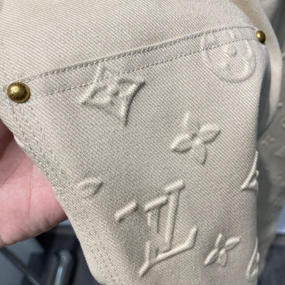 Calça Louis Vuitton Monogram Workwear Carpenter Cream - HYPER LIST