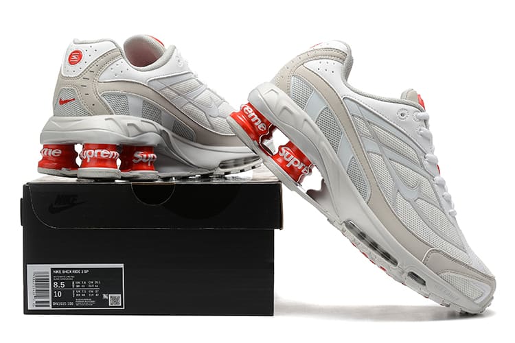 Supreme x Nike Shox Ride 2 White - HYPER LIST