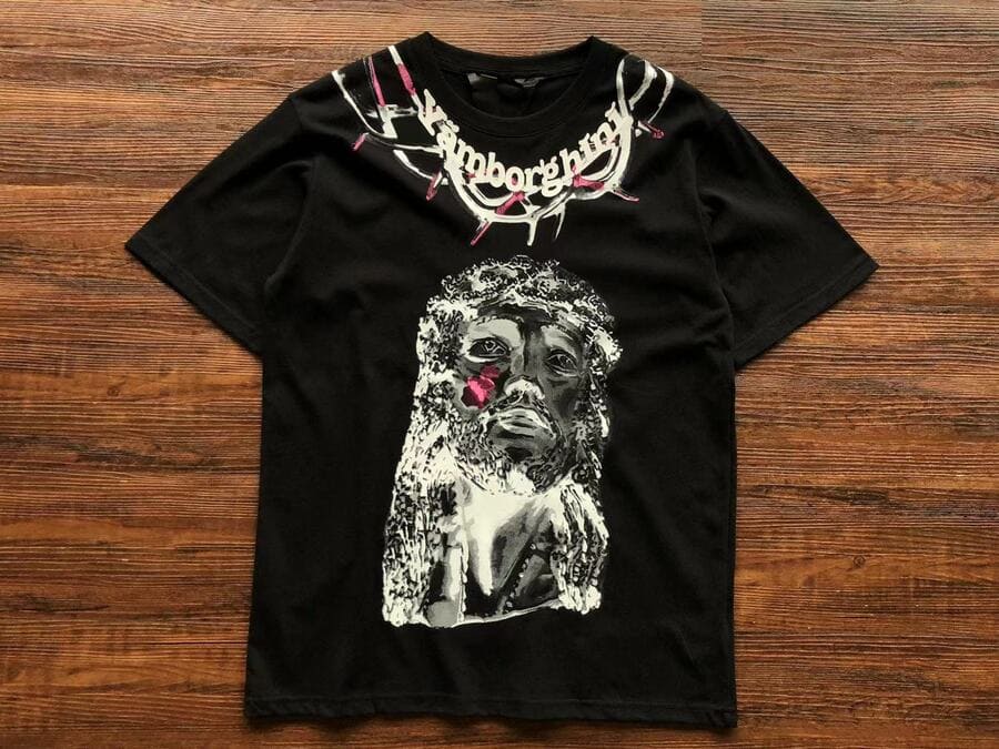 Camiseta Vlone Yams Day Jesus Piece Black - HYPER LIST