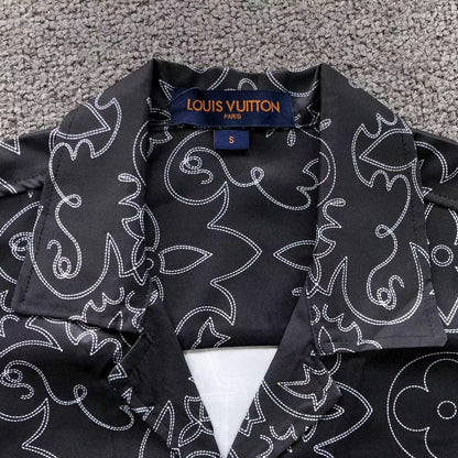 Louis Vuitton Black Short Set - HYPER LIST