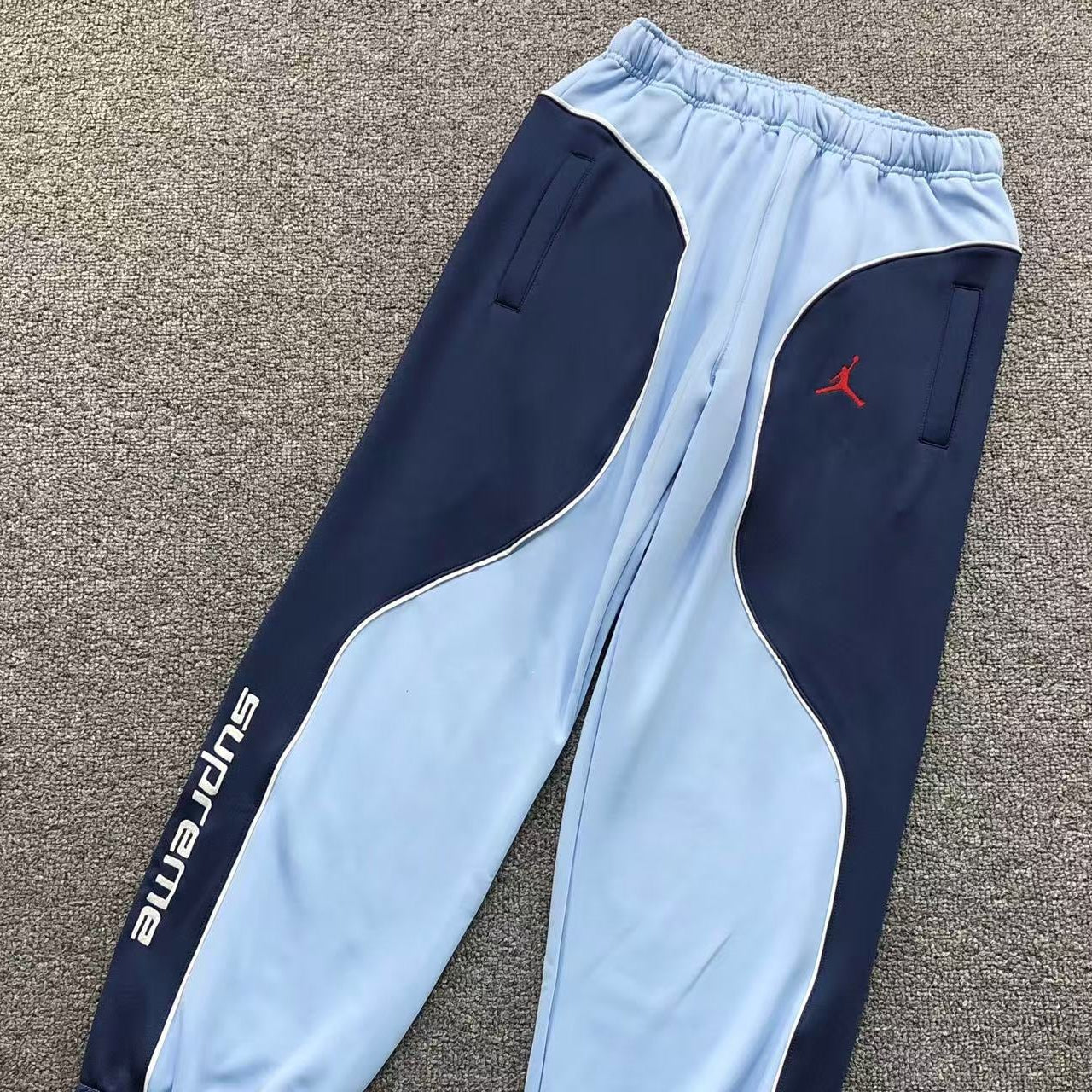 Survêtement bleu Supreme X Jordan