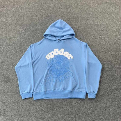 Moletom Sp5der Web Sky Blue - HYPER LIST