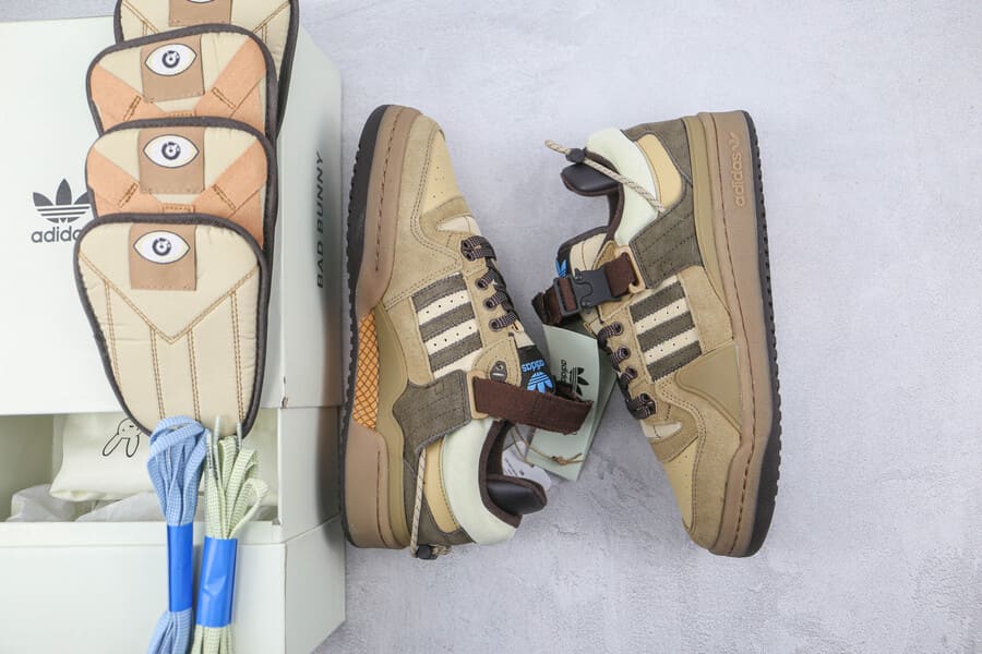 Bad Bunny x Adidas Forum Buckle Low Café - HYPER LIST