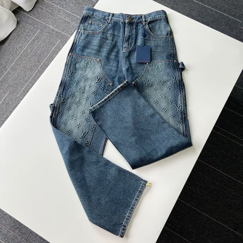 Calça Louis Vuitton Denim Carpenter Jeans - HYPER LIST
