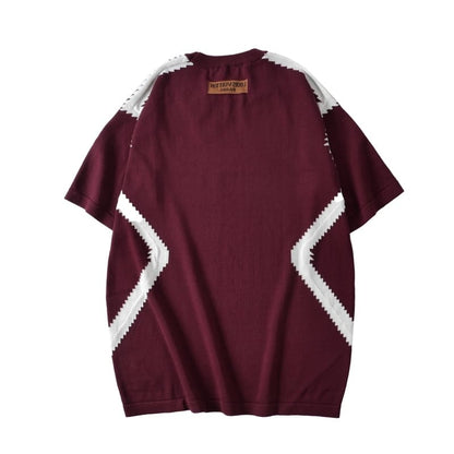 Camiseta Louis Vuitton Short-Sleeved Cotton Intarsia Crewneck - HYPER LIST