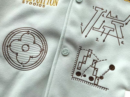 Jaqueta Louis Vuitton Leather and Wool Varsity - HYPER LIST