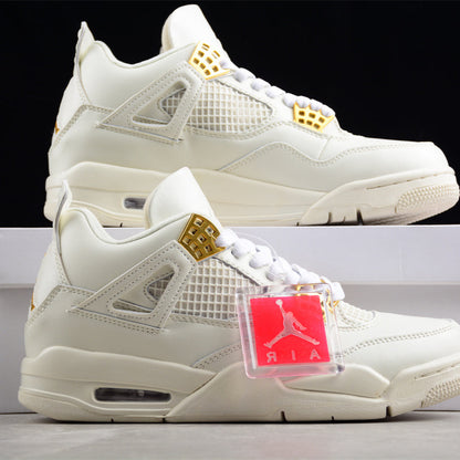 Air Jordan 4 Metallic Gold
