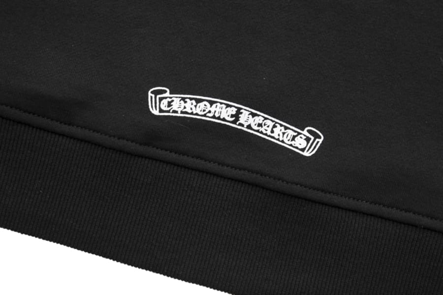 Moletom Chrome Hearts Horseshoe Floral black - HYPER LIST