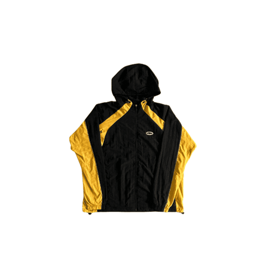 Jaqueta Corta Vento Corteiz Preto Amarelo - HYPER LIST