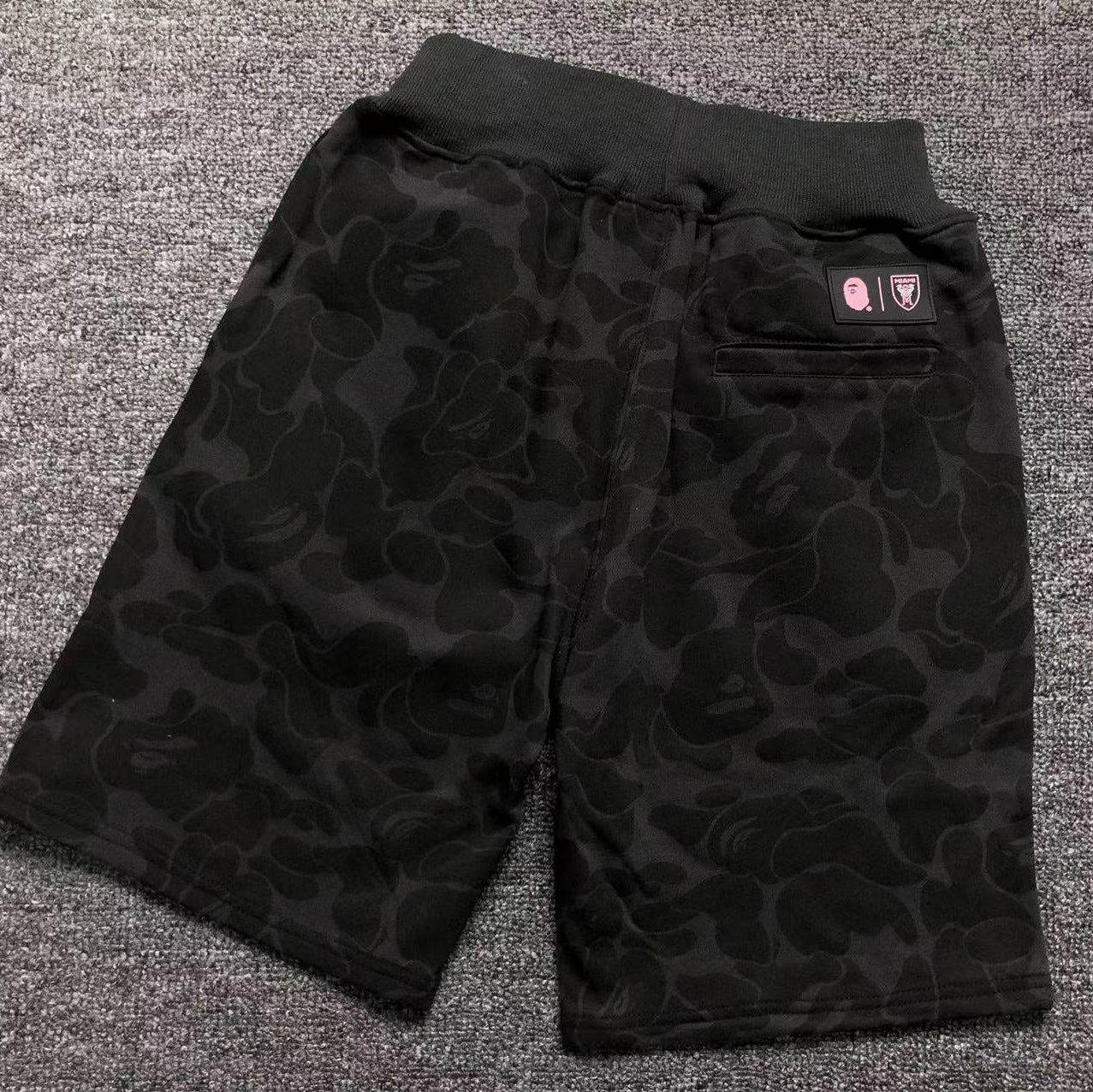 Bape Black Jersey Short Set - HYPER LIST