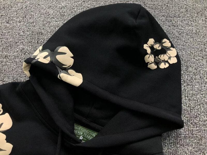 Moletom Denim Tears x CPFM Wreath Black - HYPER LIST