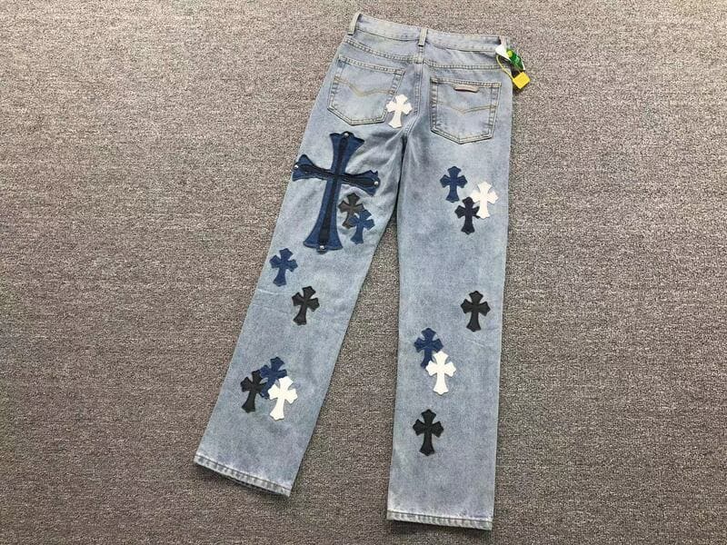 Calça Chrome Hearts Jeans Cross - HYPER LIST