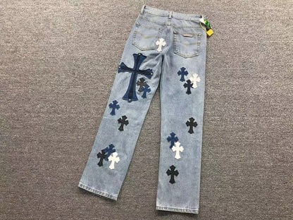 Calça Chrome Hearts Jeans Cross - HYPER LIST