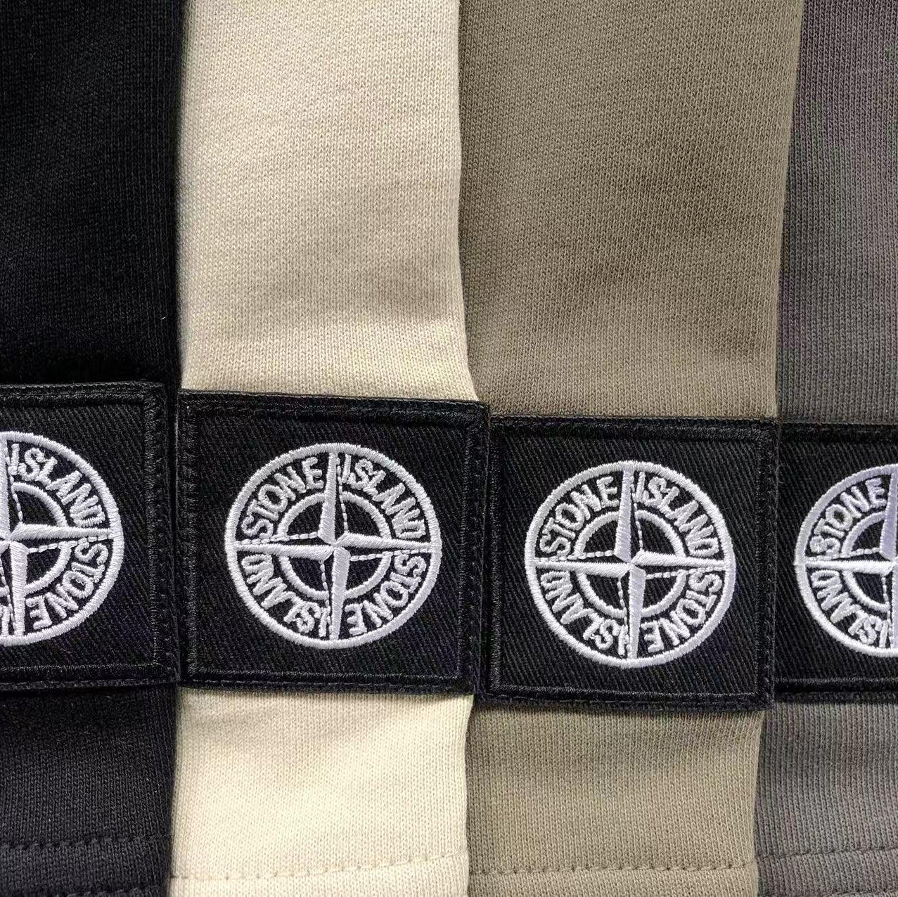 Stone Island Gray Short Set