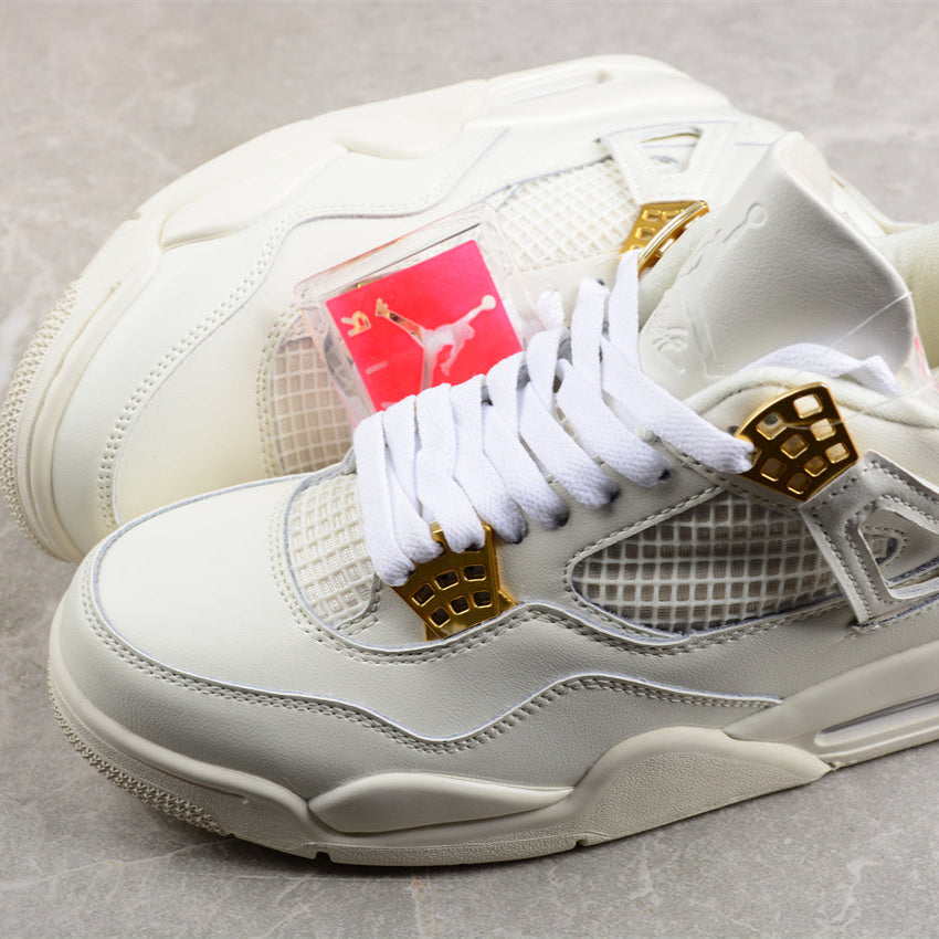 Air Jordan 4 Metallic Gold