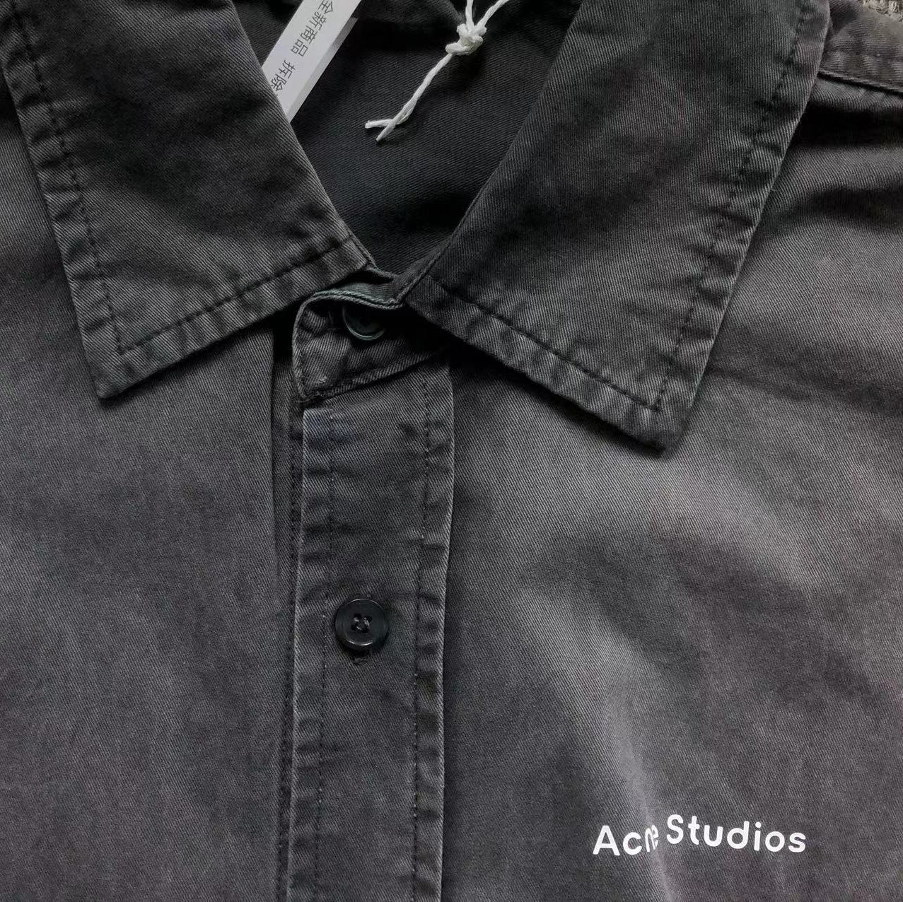 Acne Studios Polo Gray T-Shirt