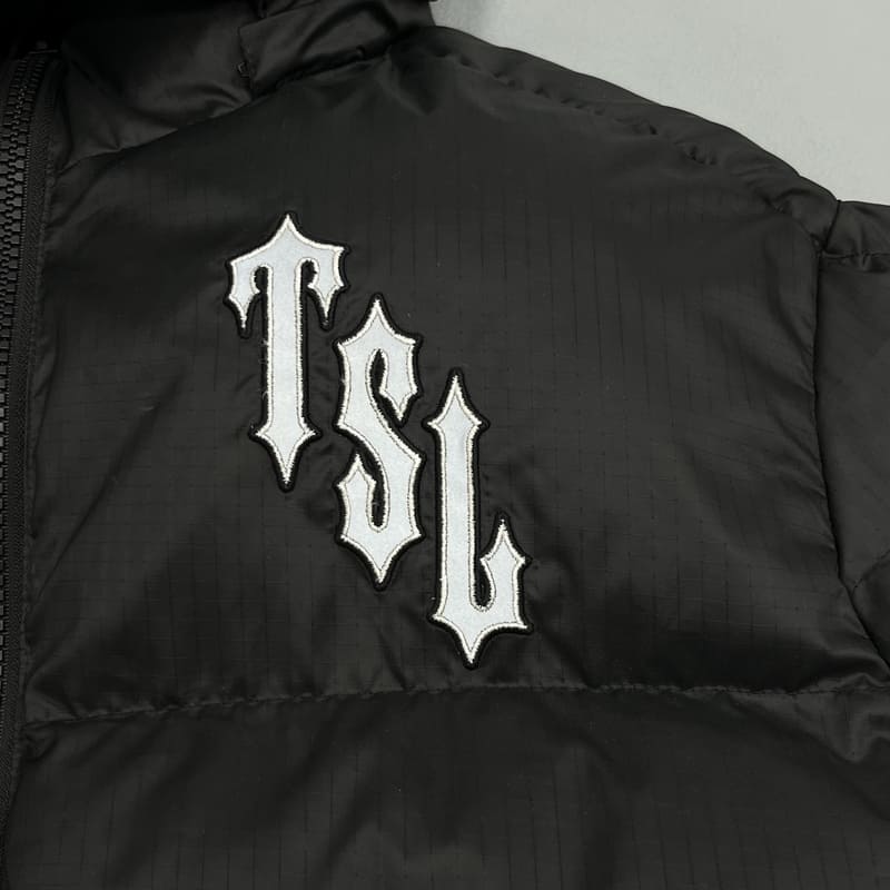 Trapstar Shooters Hooded Puffer Black/Reflective - HYPER LIST