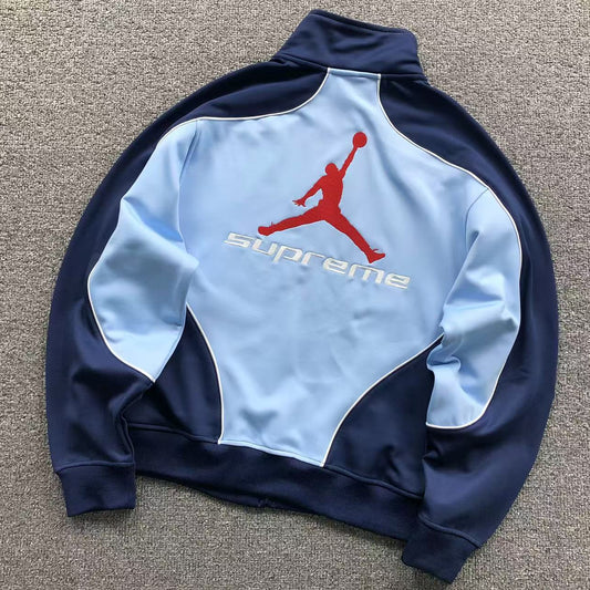 Supreme X Jordan Blue Tracksuit
