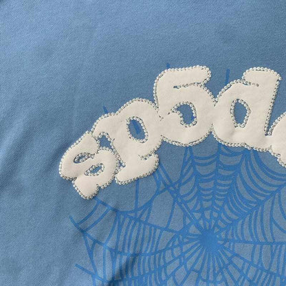 Moletom Sp5der Web Sky Blue - HYPER LIST