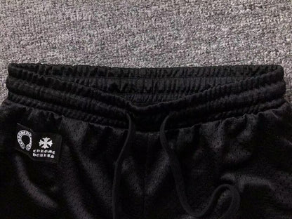 Shorts Chrome Hearts Sports Varsity Black - HYPER LIST