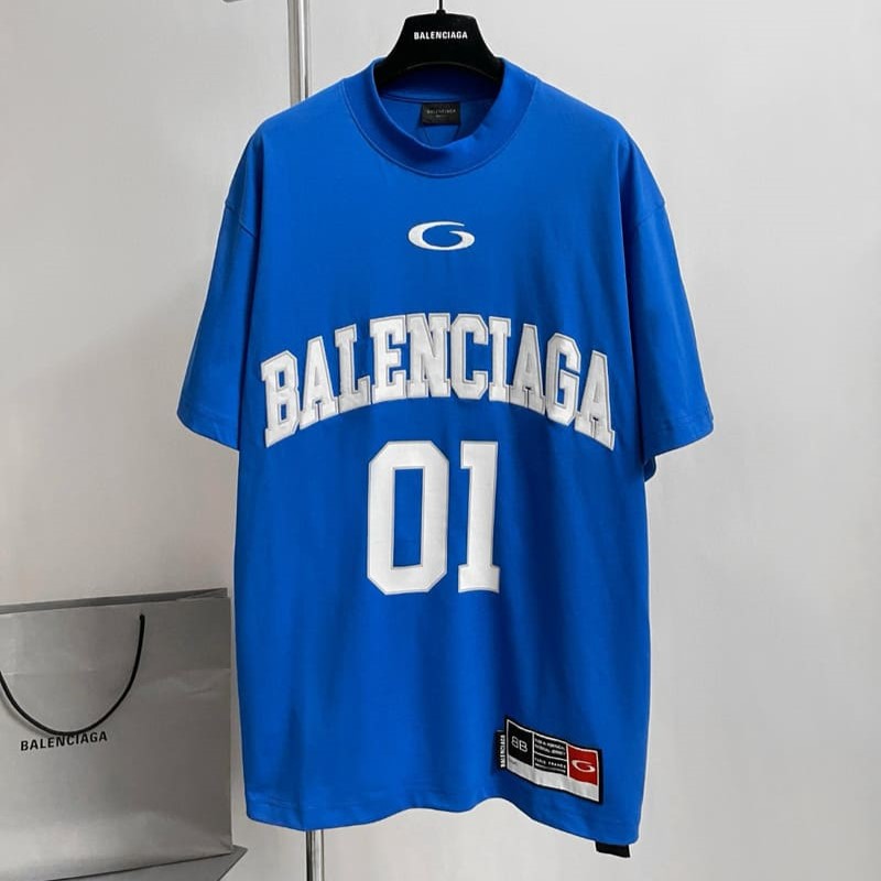 Camiseta Balenciaga Basketball Series Azul - HYPER LIST
