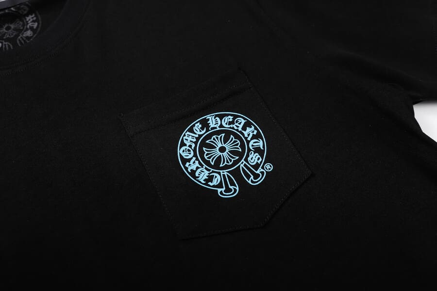 Camiseta Chrome Hearts Triple Cross Logo Preta - HYPER LIST