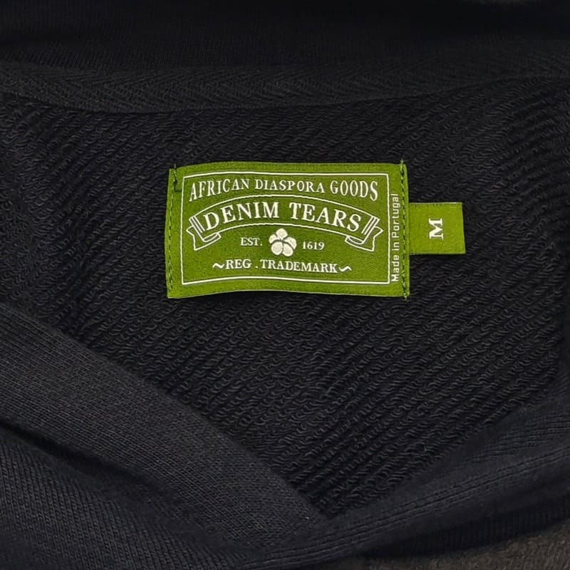Moletom Denim Tears Cotton Wreath Black Monochrome - HYPER LIST