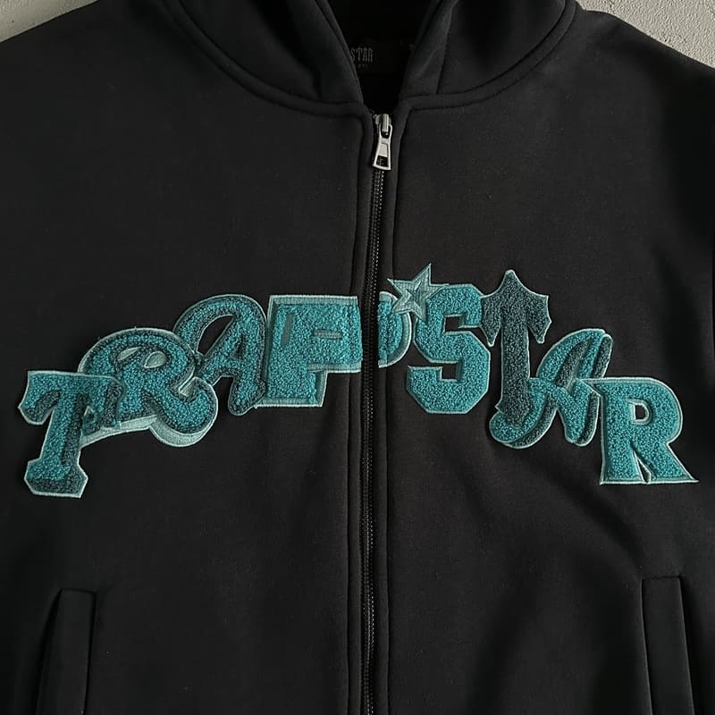 Conjunto Trapstar Wildcard Chenille BlueBlack - HYPER LIST