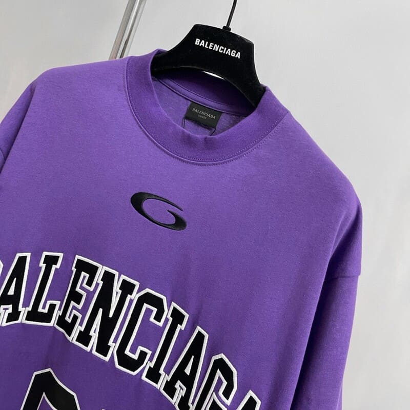 Balenciaga Basketball Series Purple T-Shirt 