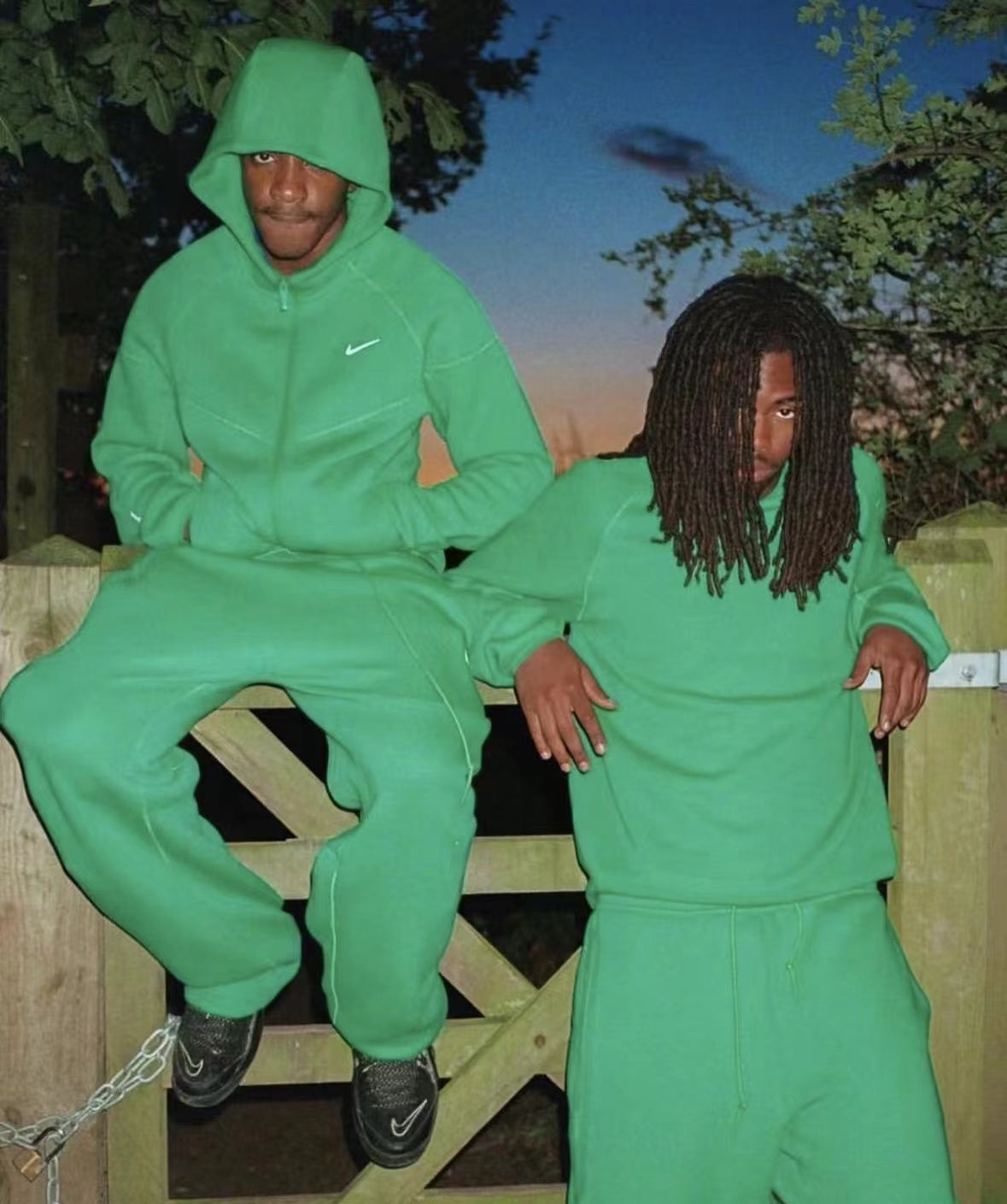 Nixe x Nocta Green Tracksuit