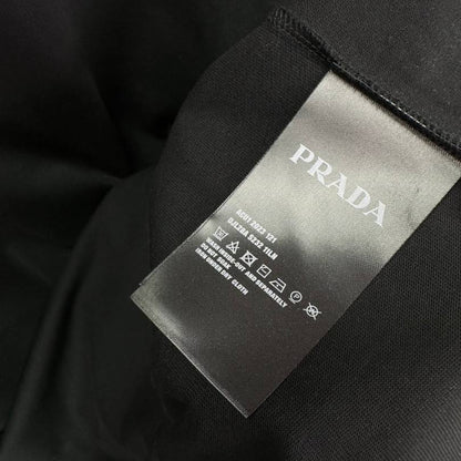 T-shirt Prada Logo Patch Black/White PD054