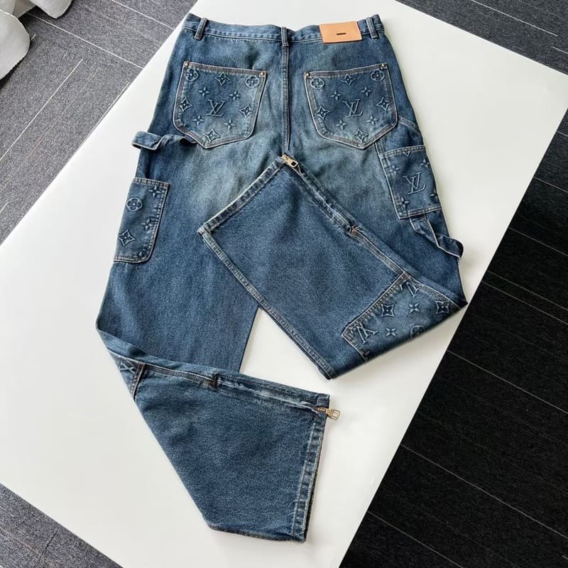 Calça Louis Vuitton Denim Carpenter Jeans - HYPER LIST
