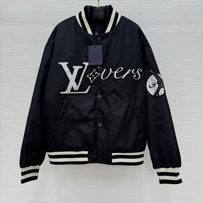 Jaqueta Louis Vuitton 'LV Lovers' Nylon Crystal Baseball - HYPER LIST