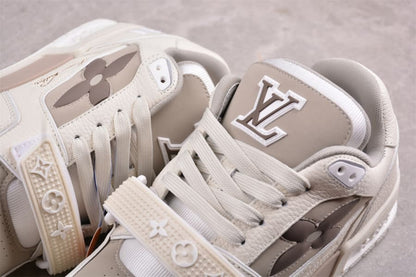 Louis Vuitton Trainer Monogram Flower Beige - HYPER LIST